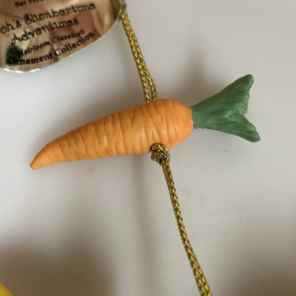 Bradford Editions Pooh’s Slumbertime Adventures Ornament Wish Upon A Star Rabbit - Picture 5 of 9
